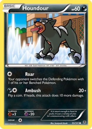 Houndour (55) Reverse Holofoil - Plasma Blast