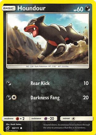 Houndour (58) Reverse Holofoil - Crimson Invasion