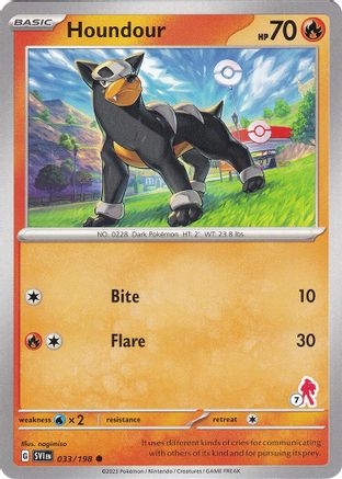 Houndour (#7 Armarouge) (33) - Battle Academy 2024