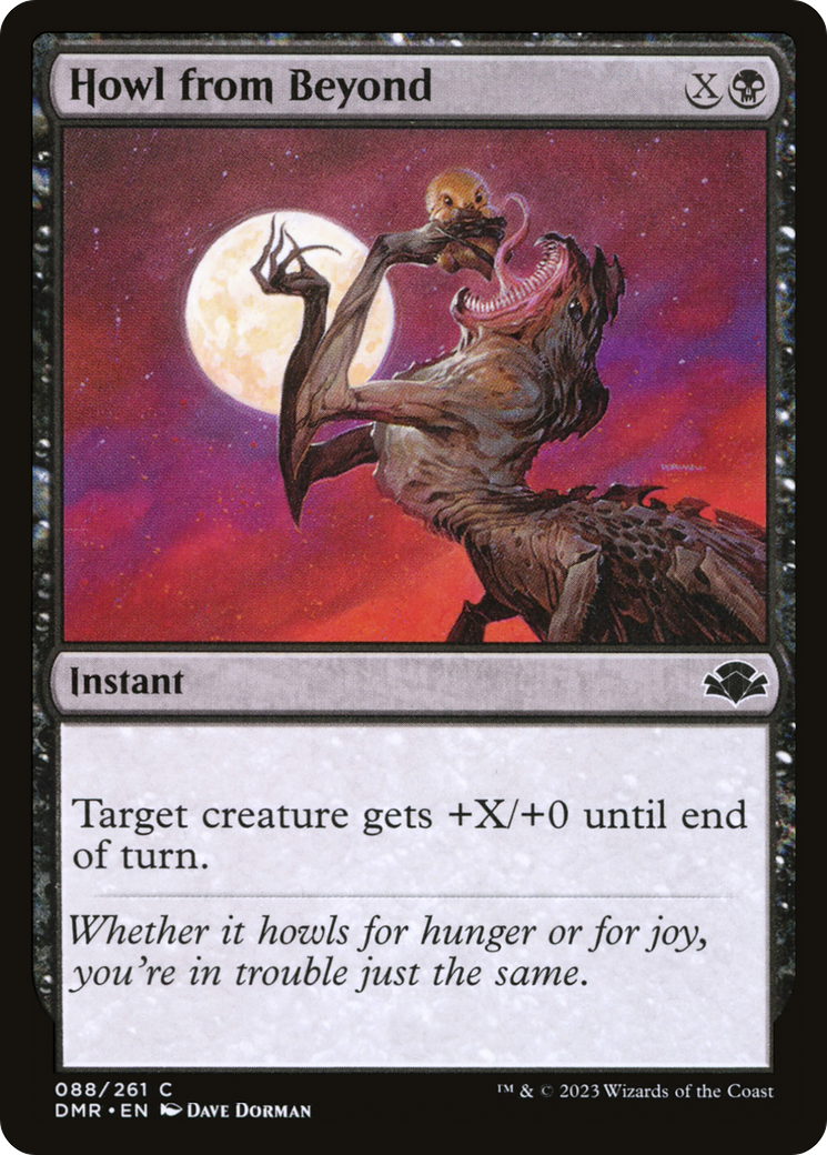Howl from Beyond (088) - Dominaria Remastered Foil