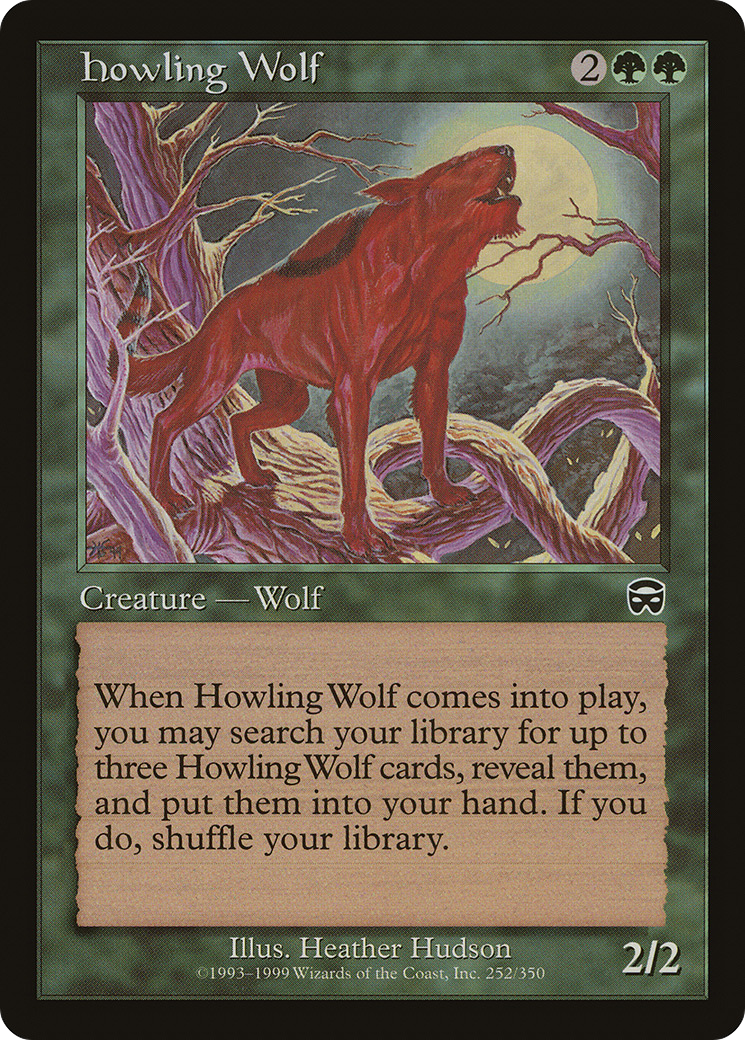 Howling Wolf (252) - Mercadian Masques