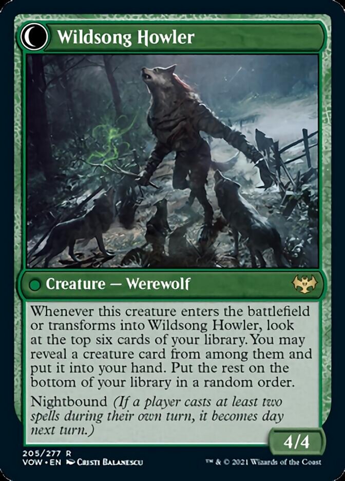 Howlpack Piper (205) - Innistrad: Crimson Vow Foil