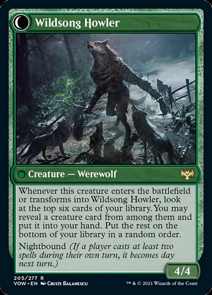Howlpack Piper (205) - Innistrad: Crimson Vow Foil