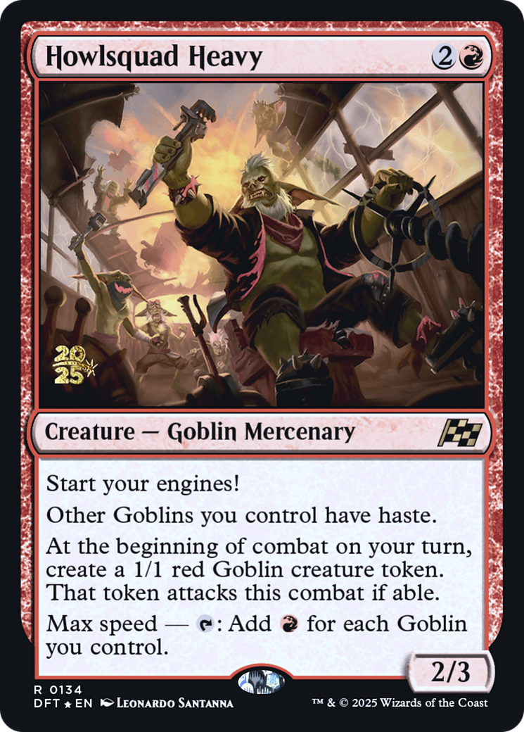 Howlsquad Heavy (Prerelease) (134) Foil - Aetherdrift