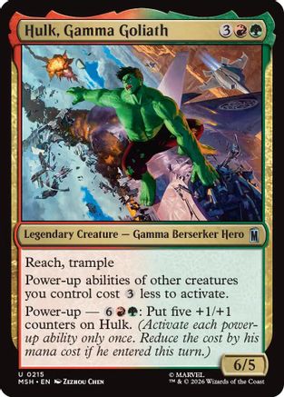 Hulk, Gamma Goliath (215) Foil - Marvel Super Heroes