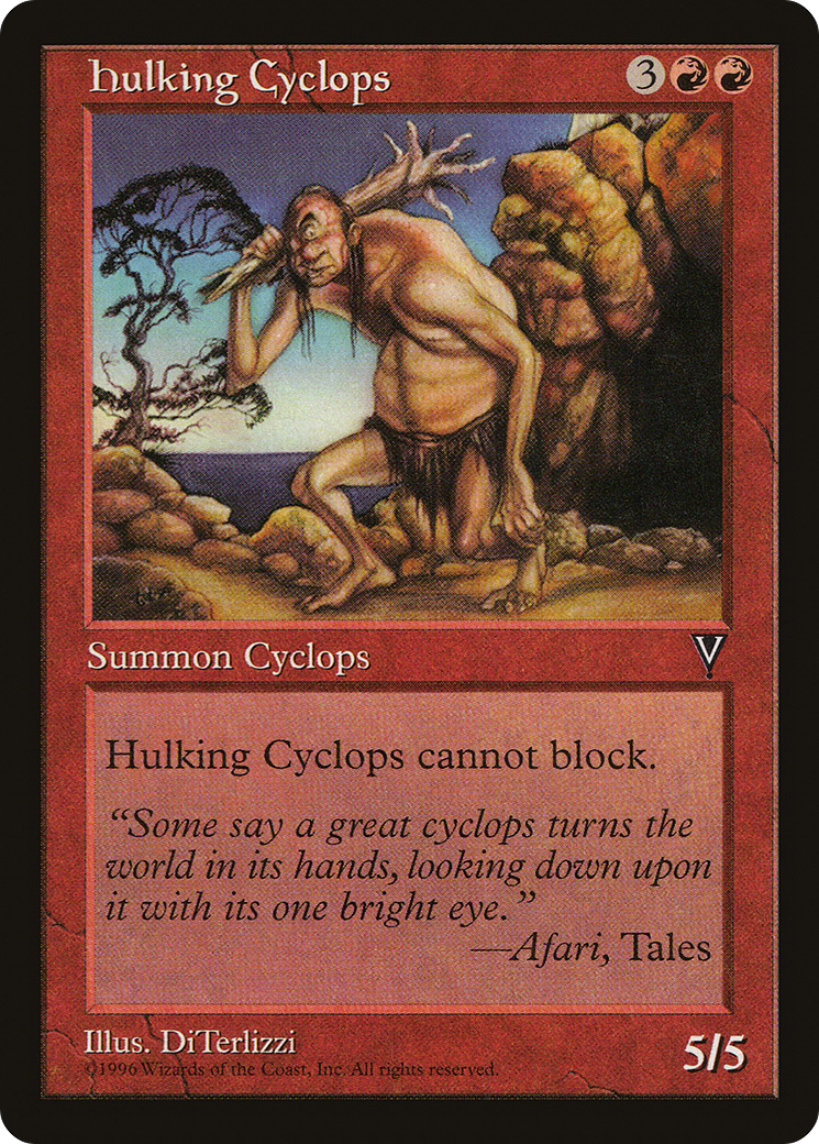 Hulking Cyclops - Visions