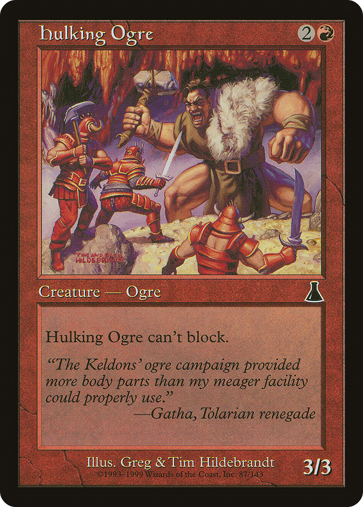 Hulking Ogre (087) Foil - Urza's Destiny
