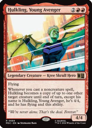 Hulkling, Young Avenger (689) Foil - Commander: Marvel Super Heroes