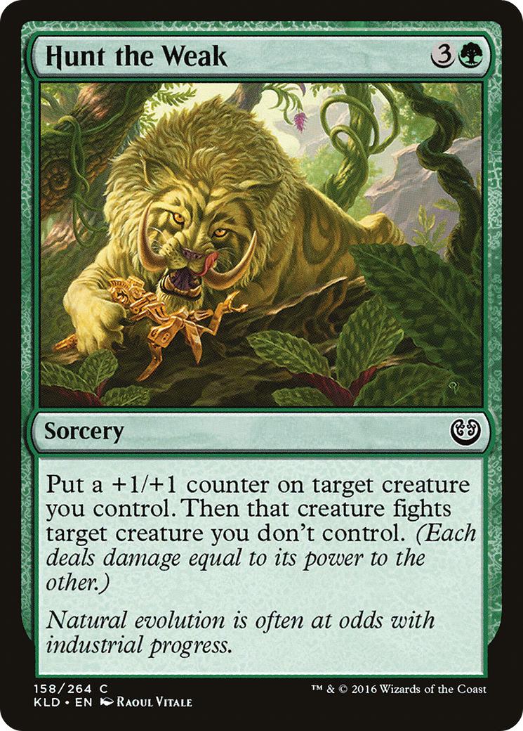 Hunt the Weak (158) - Kaladesh