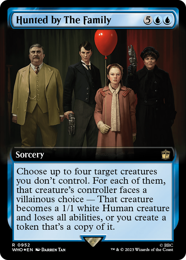 Hunted by The Family (Extended Art) (952) Surge Foil - Doctor Who