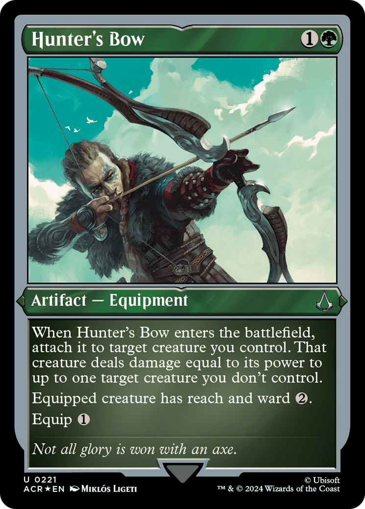 Hunter's Bow (221) Etched Foil - Assassin's Creed