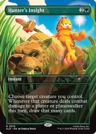 Hunter's Insight (2676) Foil - Secret Lair Drop Series