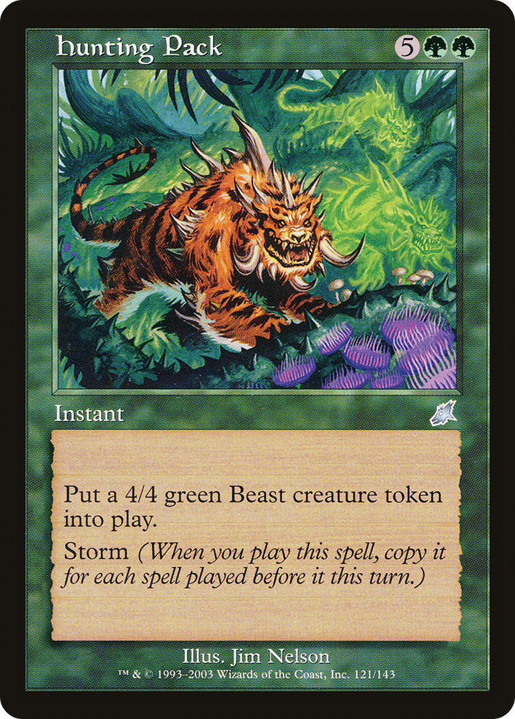 Hunting Pack (121) Foil - Scourge
