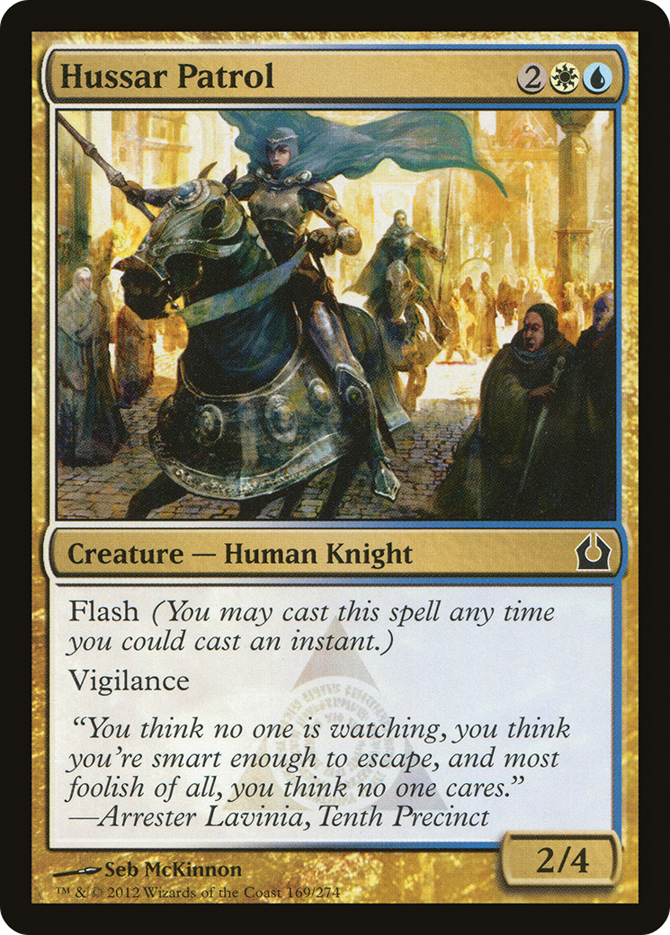Hussar Patrol (169) Foil - Return to Ravnica