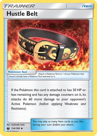 Hustle Belt (134) Reverse Holofoil - Celestial Storm