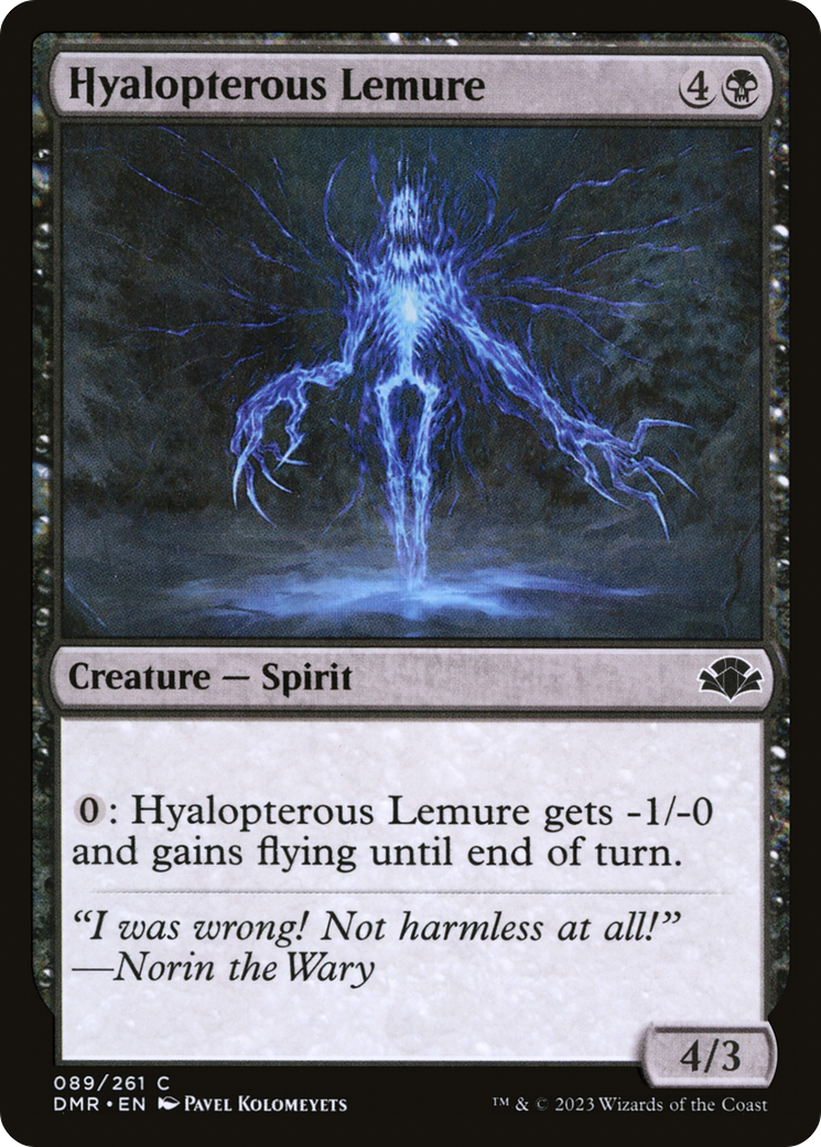 Hyalopterous Lemure (089) - Dominaria Remastered Foil