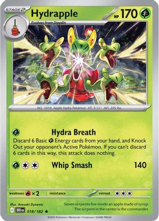 Hydrapple (18) Reverse Holofoil - Destined Rivals