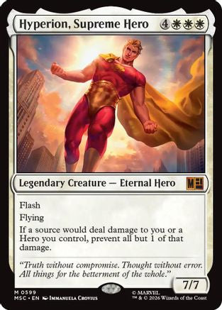 Hyperion, Supreme Hero (599) - Commander: Marvel Super Heroes