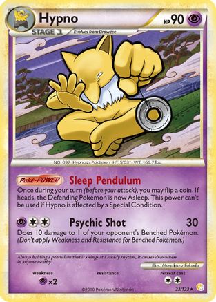 Hypno (23) Reverse Holofoil - HeartGold & SoulSilver