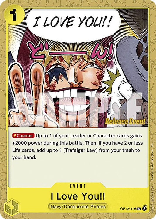 I Love You!! (OP12-115) Release Event Cards