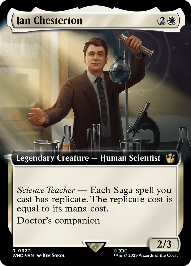 Ian Chesterton (Extended Art) (932) Surge Foil - Doctor Who