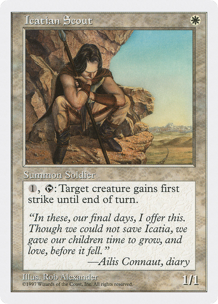 Icatian Scout - Fifth Edition