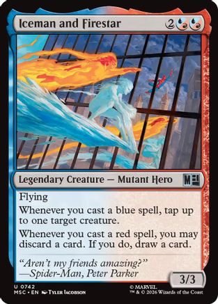 Iceman and Firestar (742) - Marvel Super Heroes