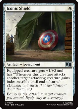 Iconic Shield (520) - Commander: Marvel Super Heroes