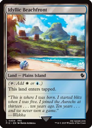 Idyllic Beachfront (404) - Commander: FINAL FANTASY