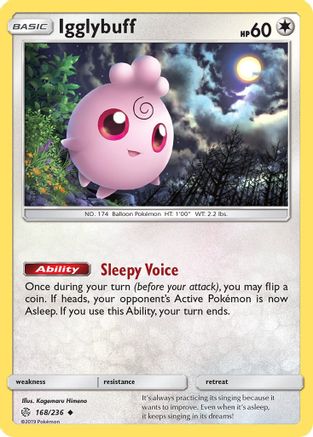 Igglybuff (168) Reverse Holofoil - Cosmic Eclipse