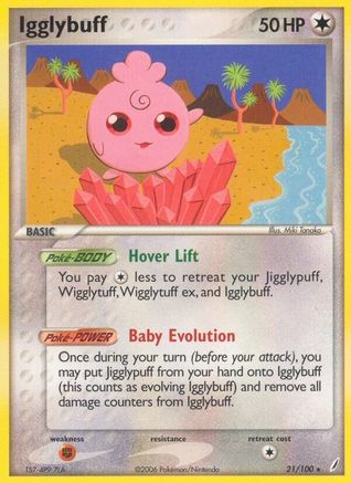 Igglybuff (21) Reverse Holofoil - Crystal Guardians