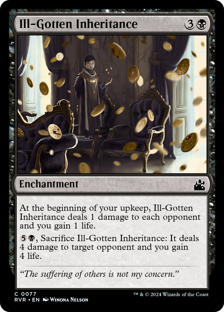 Ill-Gotten Inheritance (077) Foil - Ravnica Remastered