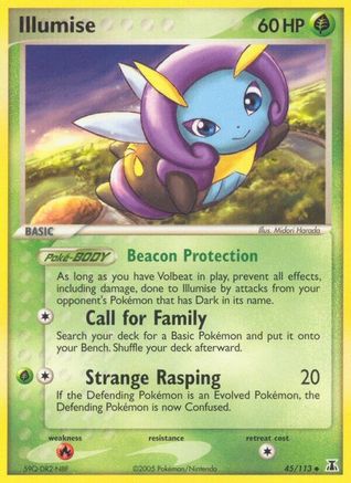 Illumise (45) Reverse Holofoil - Delta Species
