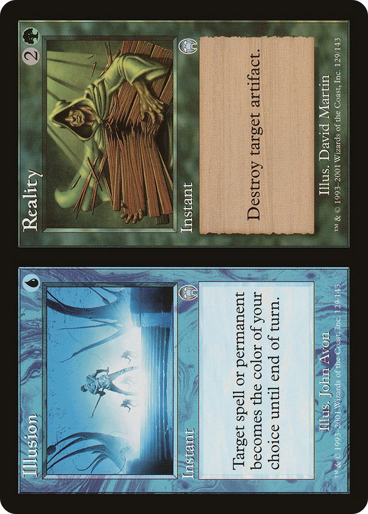 Illusion // Reality (129) Foil - Apocalypse