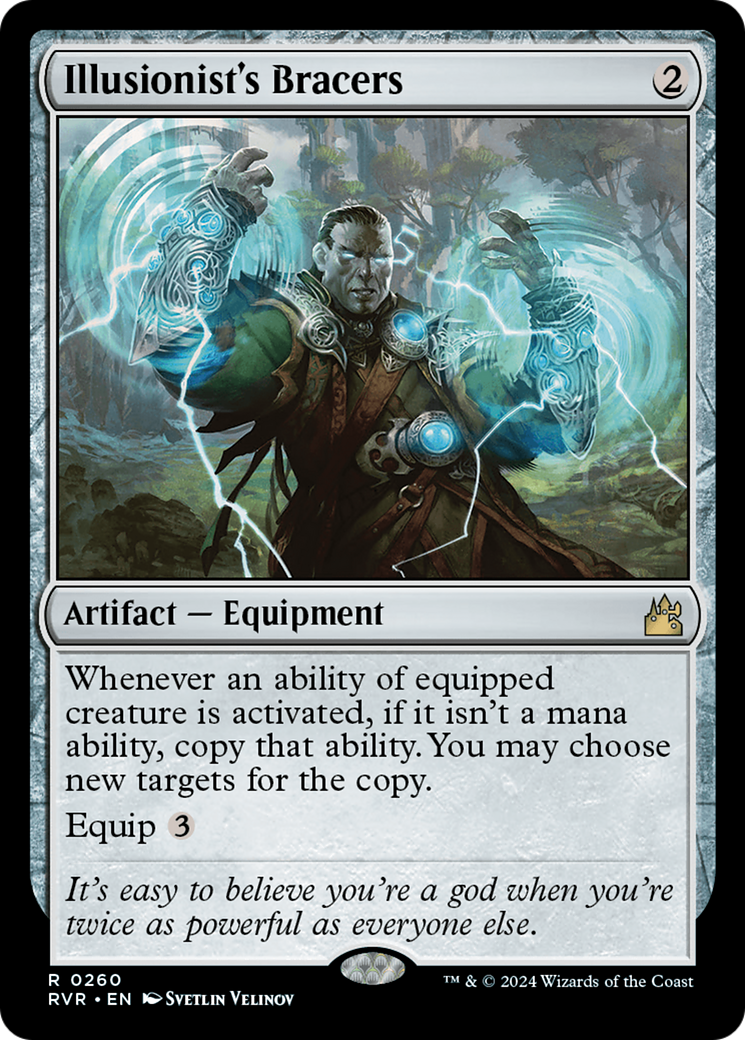 Illusionist's Bracers (260) Foil - Ravnica Remastered