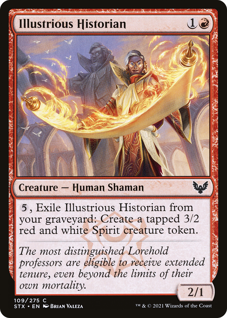 Illustrious Historian (109) - Strixhaven: School of Mages Foil