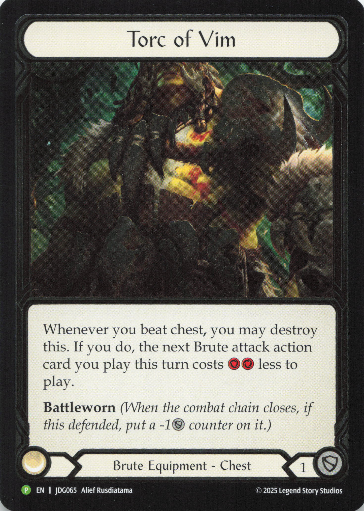 Torc of Vim (JDG065) Cold Foil - FaB Promos