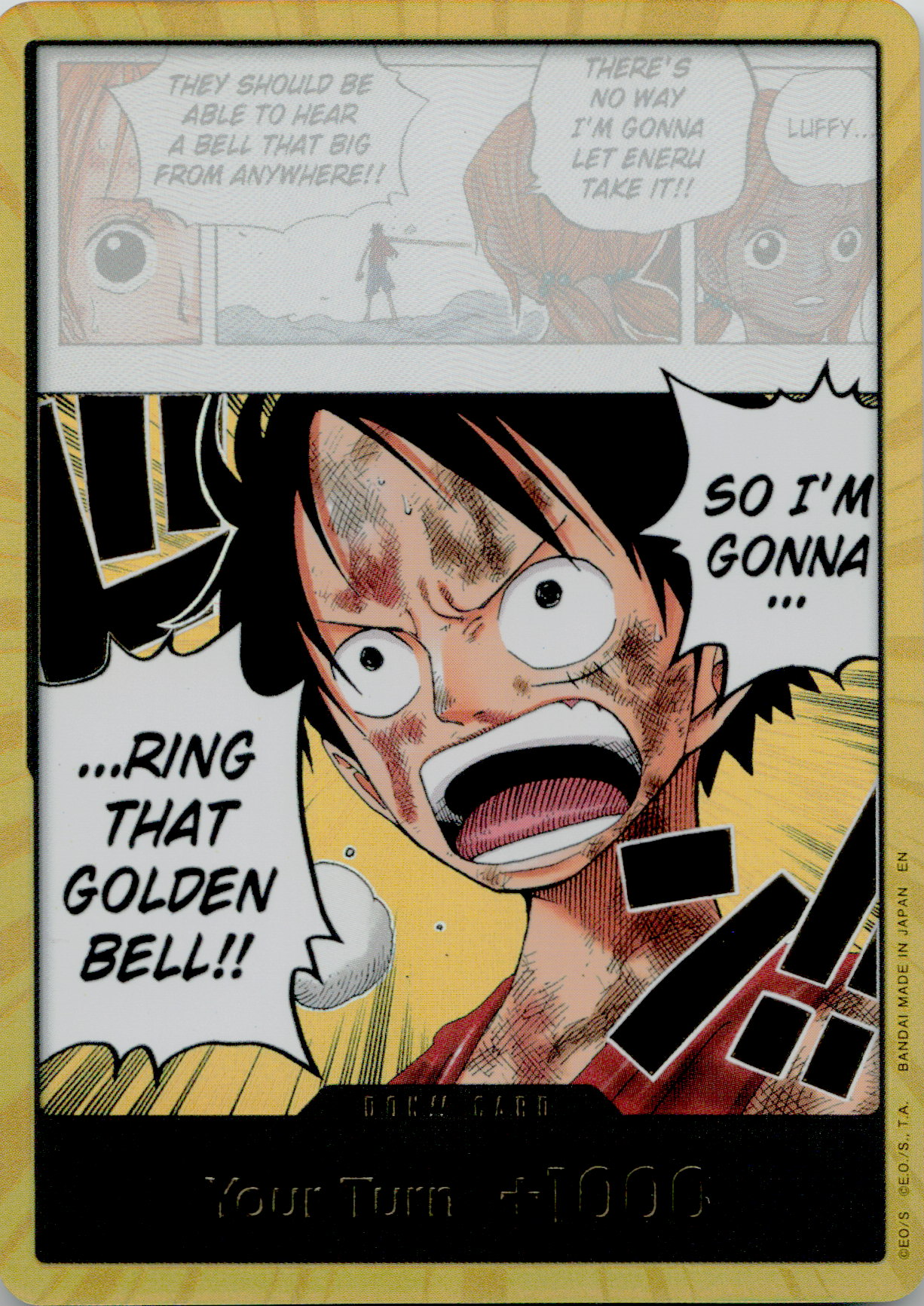 DON!! Card (Luffy) (Gold) Foil - OP15