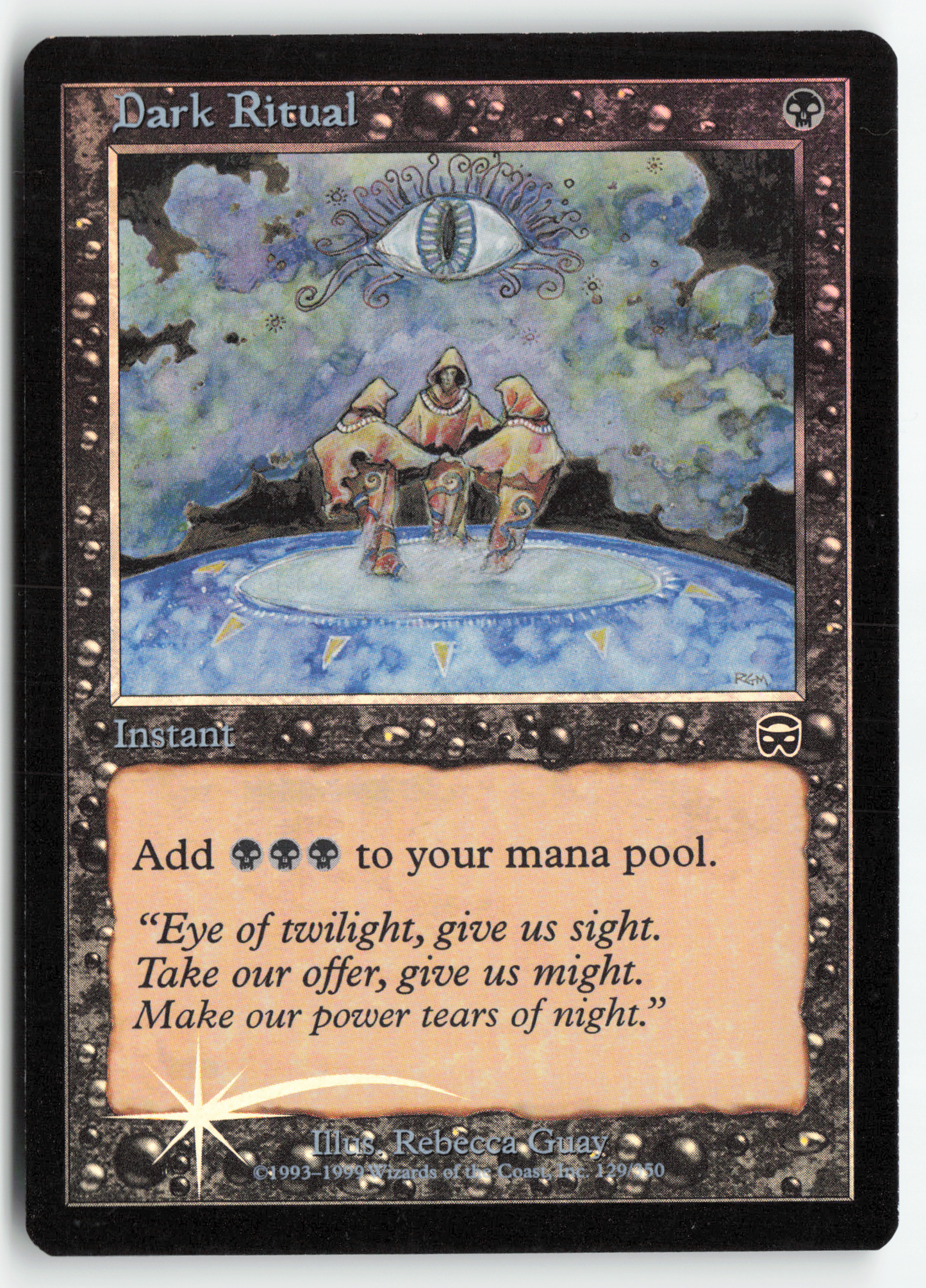 Dark Ritual (Scan) (129) Foil - Mercadian Masques