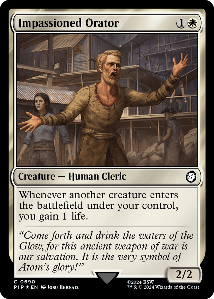 Impassioned Orator (690) Surge Foil - Fallout