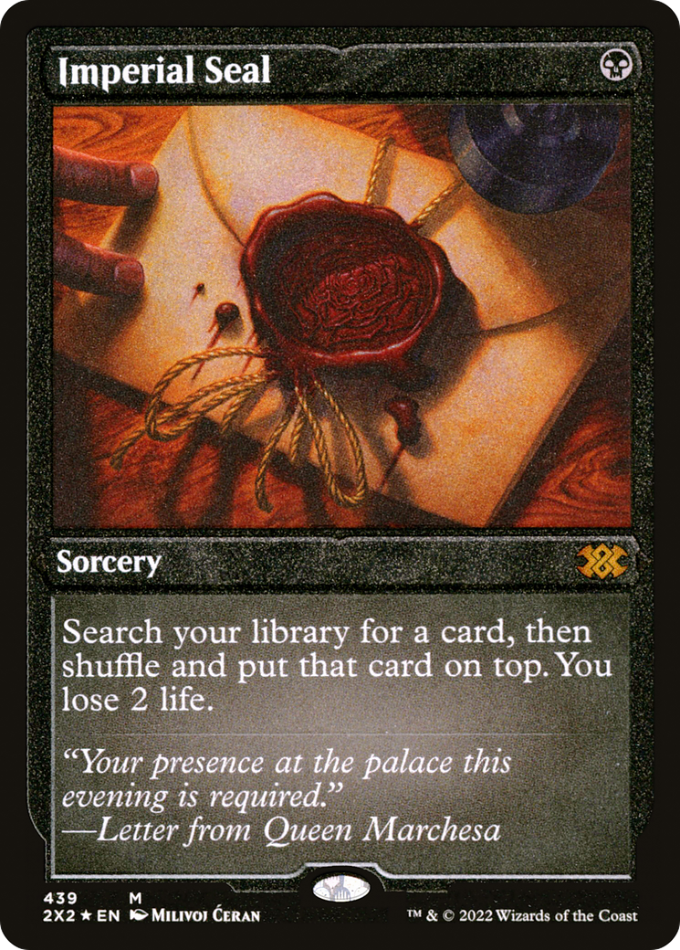 Imperial Seal (439) Etched Foil - Double Masters 2022