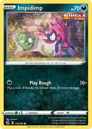 Impidimp (176) Reverse Holofoil - Fusion Strike