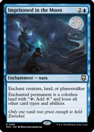 Imprisoned in the Moon (188) Ripple Foil - Commander: Modern Horizons 3