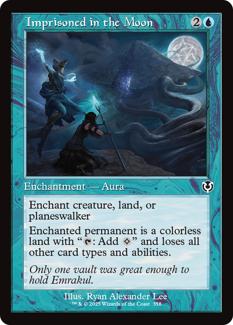 Imprisoned in the Moon (Retro) (358) Foil - Innistrad Remastered