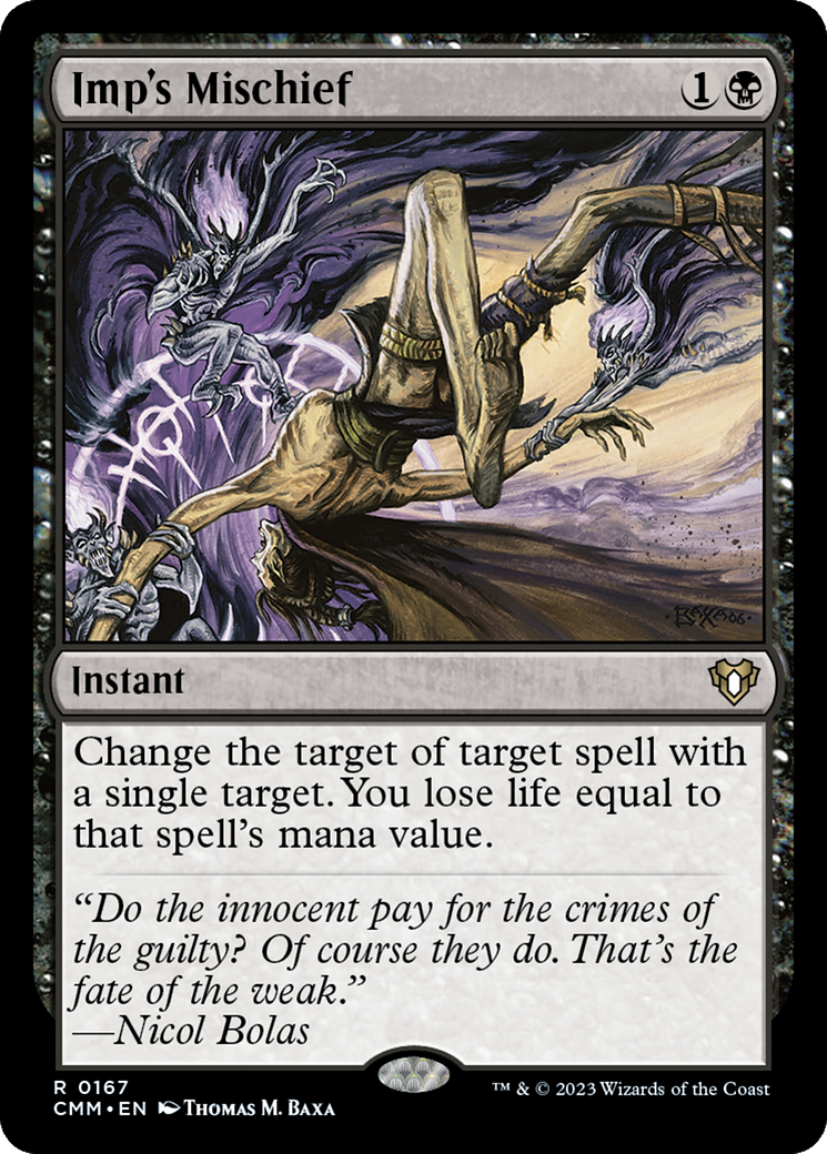 Imp's Mischief (167) Foil - Commander Masters