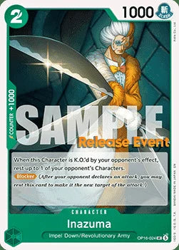 Inazuma (OP16-024) Release Event Cards