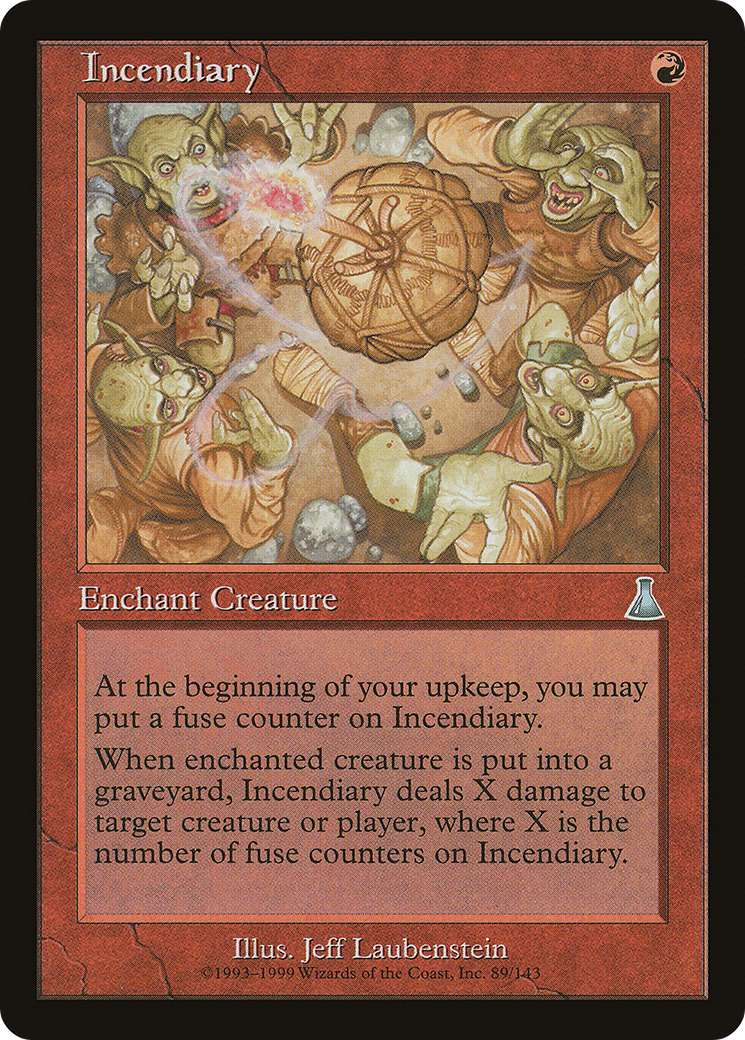 Incendiary (089) Foil - Urza's Destiny