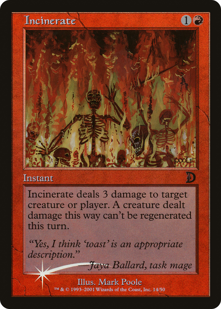 Incinerate (014) Foil - Deckmasters