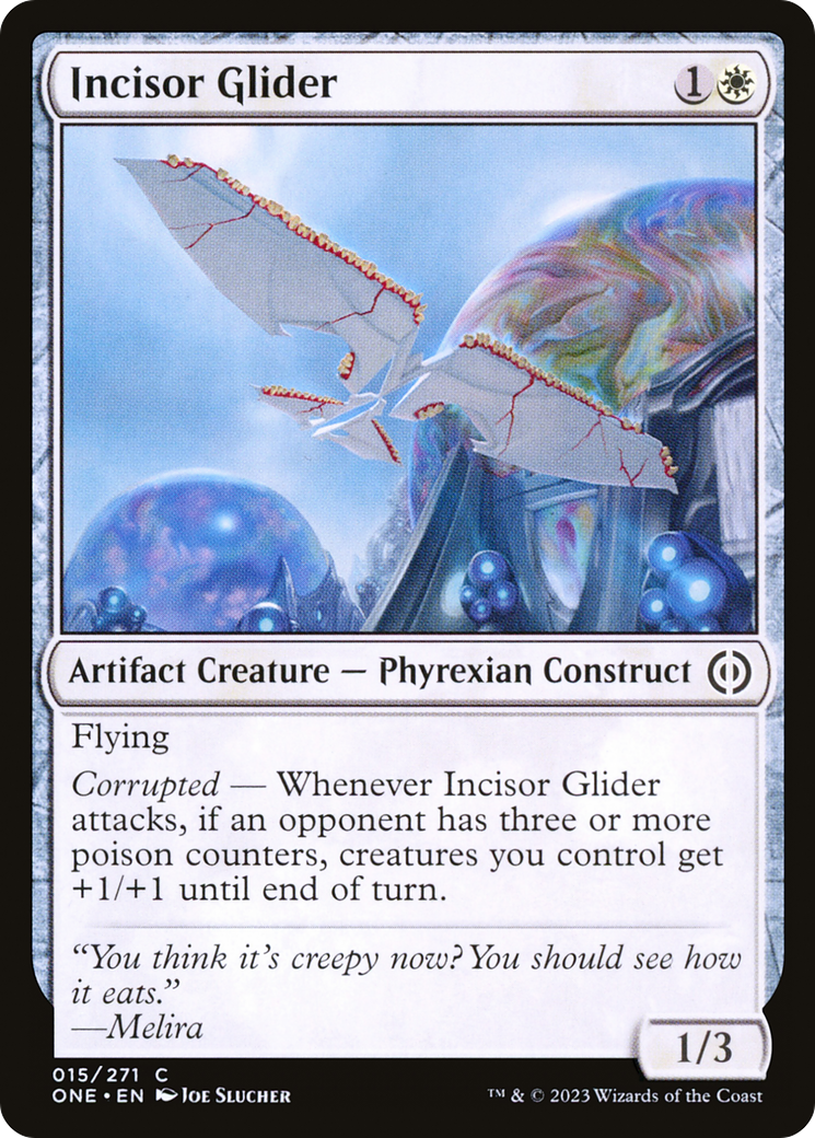 Incisor Glider (015) - Phyrexia: All Will Be One Foil