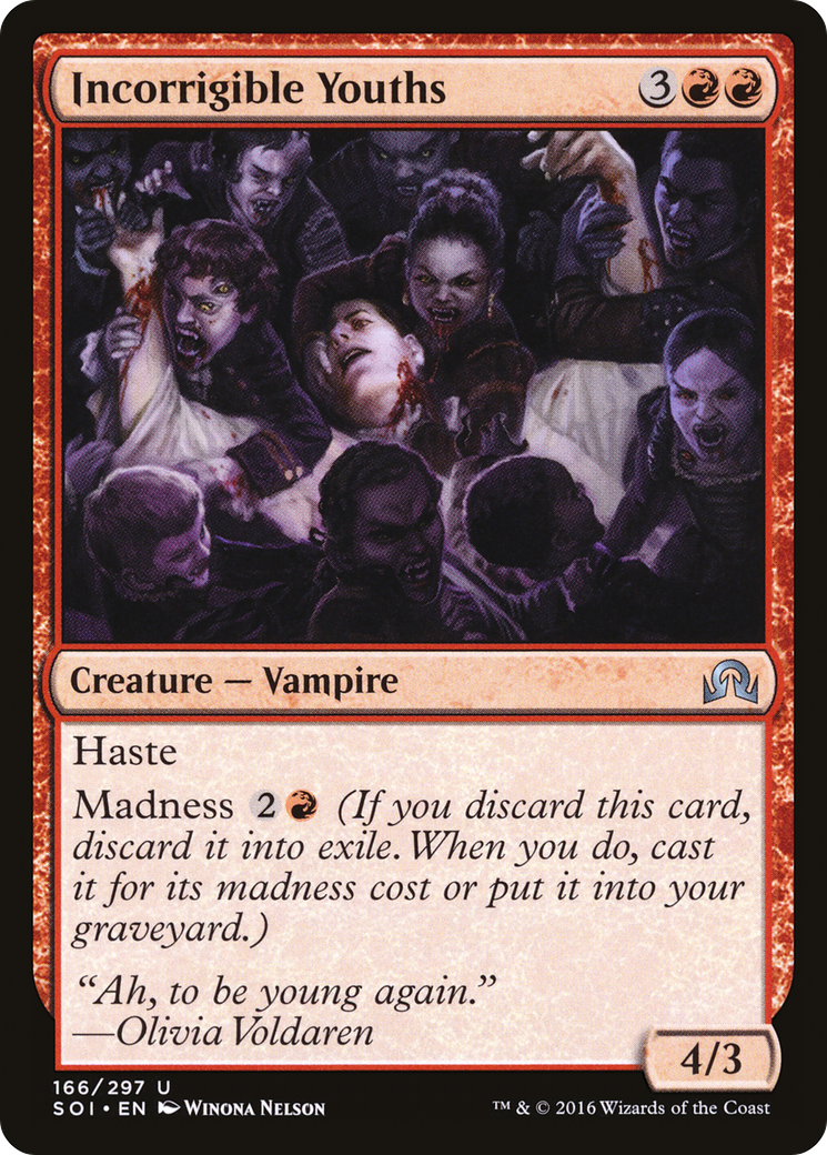 Incorrigible Youths (166) Foil - Shadows over Innistrad
